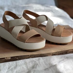 Sorel Cameron Flatform Slingback size 7.5